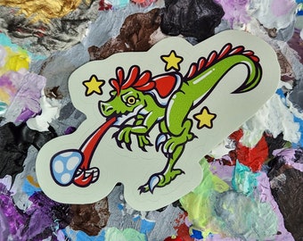 Yoshi Raptor Sticker