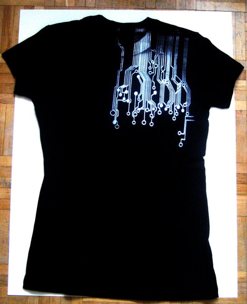 Circuit Board Screenprinted TShirt image 2