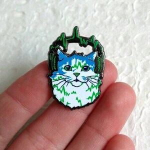 Jazz Cat enamel pin image 1
