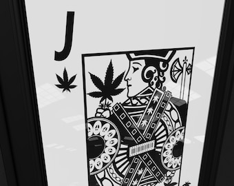Cannabis Art Limited Edition Poster Print 24" x 36" - "Jack Of All Haze"