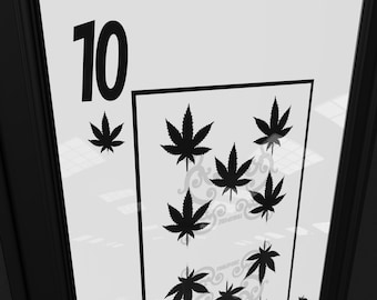 Cannabis Art Limited Edition Poster Print 24" x 36" - "DimePiece"