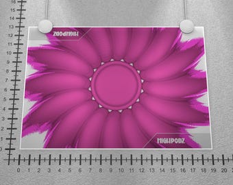 Cannabis Art Poster Limited Edition Prints - Highpodz "FlowerPower" (Pink Kush)