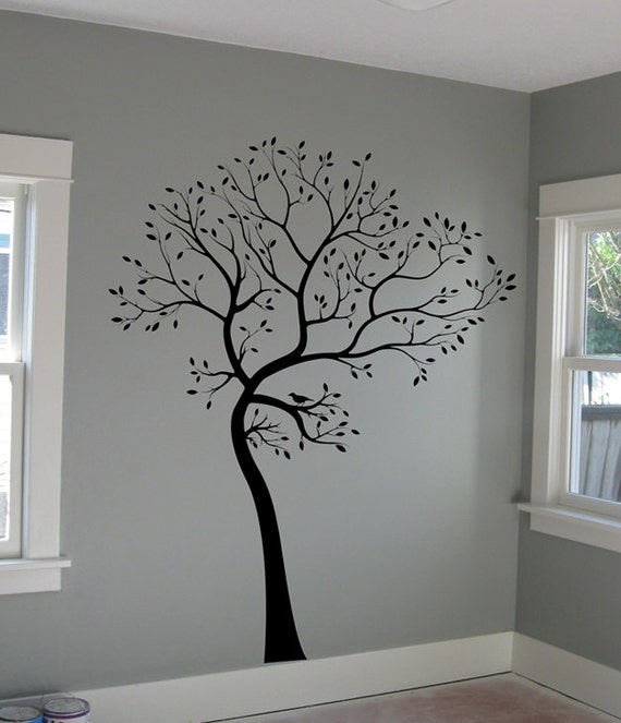 Wall Decal 6 FT WHITE TREE Deco Art Sticker Mural Wall Decal 6 FT WHITE TREE Deco Art Sticker Mural