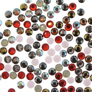Swarovski SS12 Hot Fix Rhinestones Mix - Sunset Dream Mix - Assorted 144 Pieces