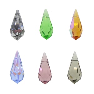 Preciosa Crystal Pendants 18x9 (451-51-984) - CHOOSE YOUR COLORS