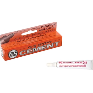 G-S Hypo Cement Glue - 1/3 fluid ounces (9 ml) - Ambachtelijke lijm voor sieraden, modelbouw en meer