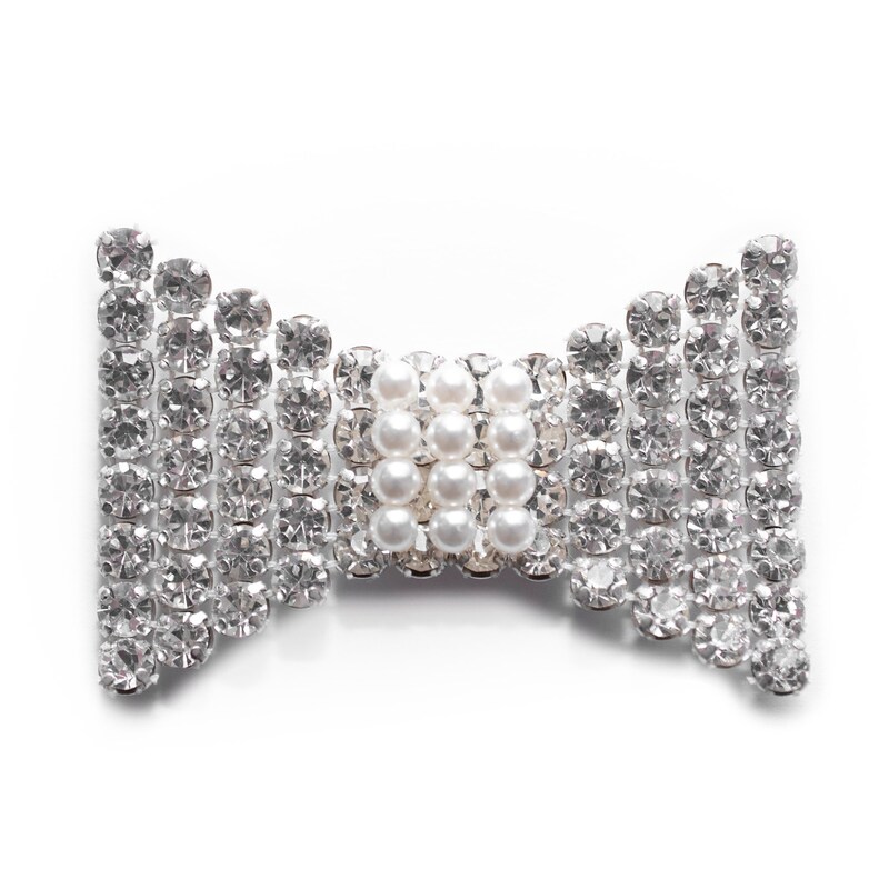 Rhinestone sequin Bow Tie