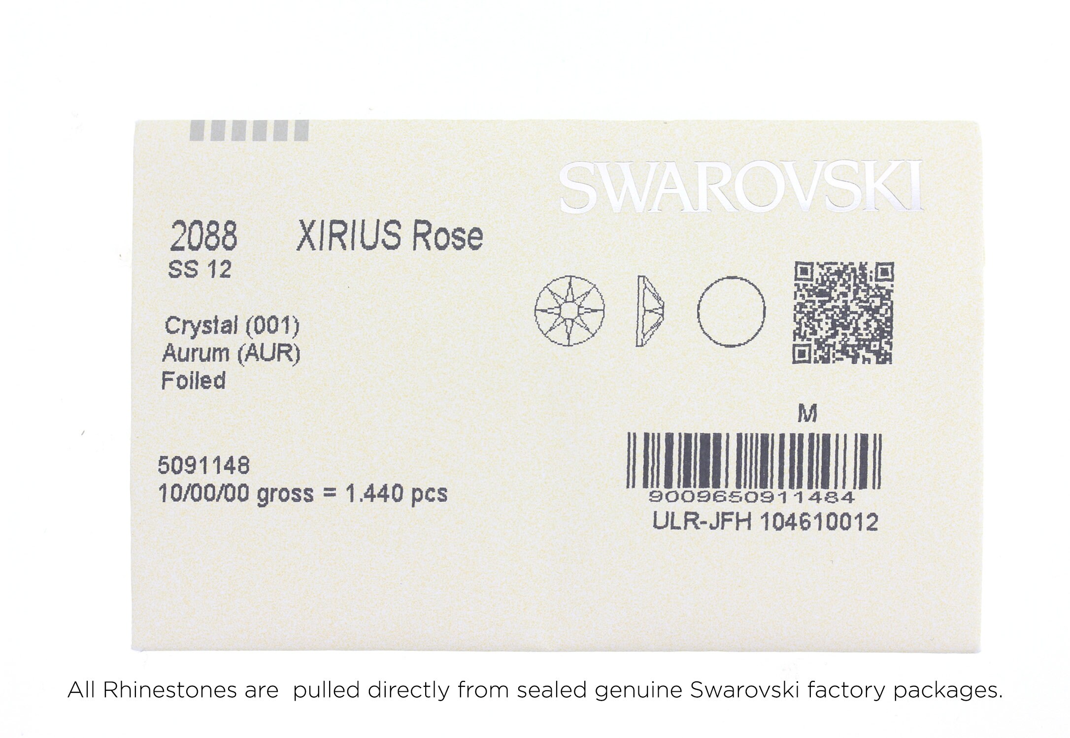 Swarovski Rhinestones 2088 SS12 Colors - CHOOSE YOUR COLOR (144