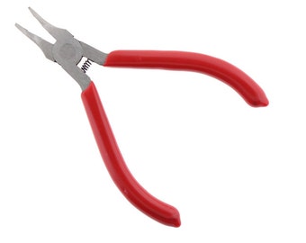 Bent Chain Nose Pliers - Ideal for Jewelry Making and Wire Craft