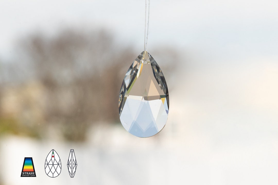 STRASS Swarovski Crystal Chandelier Parts / Large Pendant Prism 8721