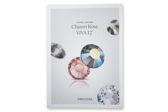 G.F.L　プレシオサ ラインストーン　VIVA12 ラインストーンカラーチャート - プレシオサ ビバ 12色サンプル