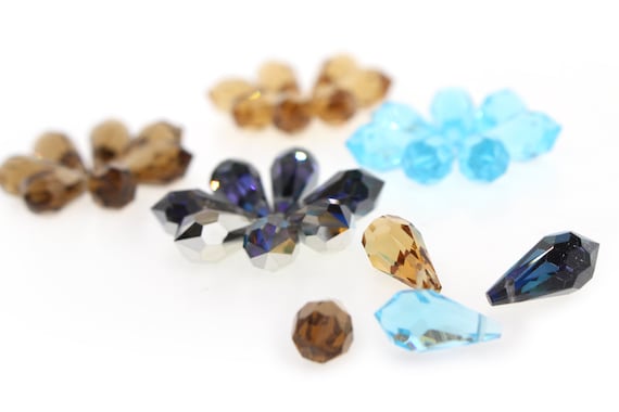 Preciosa Crystal Pendants 18x9 (451-51-984) - CHOOSE YOUR COLOR