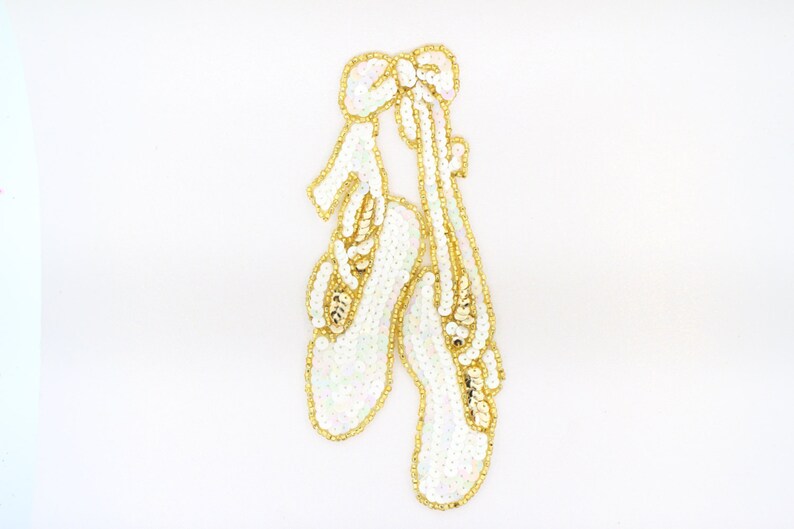 sequin ballet slippers