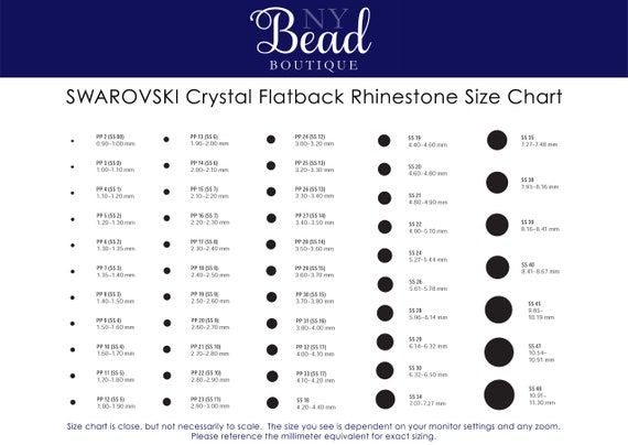 Sizes of swarovski crystals discount