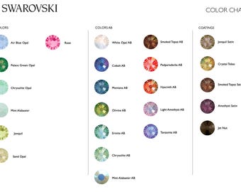 スワロフスキー 2028 フラットバック ラインストーン SS12 - お好きな