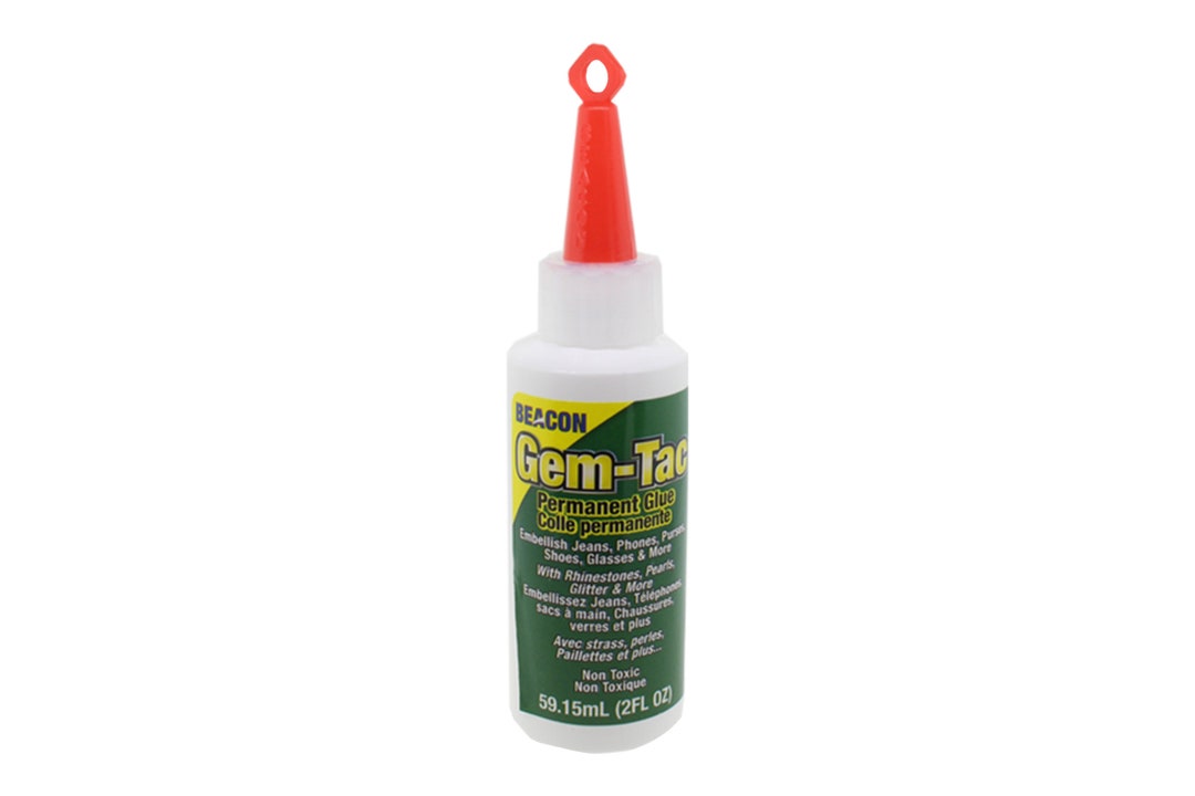 Gemtac Glue 2oz Bottle Made for Fabric Ideal for Gluing Etsy