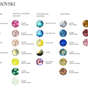 Swarovski Rhinestones 2088 SS16 All Colors - CHOOSE YOUR COLOR (144 Pieces) image 2