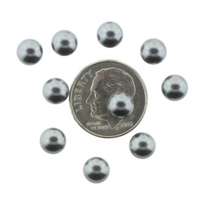 Pérolas Swarovski 5817 Cabochão Flatback 6 mm - ESCOLHA SUA COR (12 peças) imagem 3