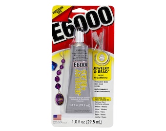 E-6000 Bead & Jewelry Glue 1 oz Tube w/ Precision Applicators
