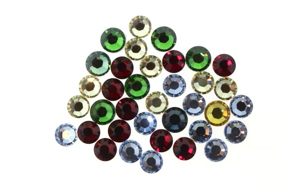 スワロフスキー　ss30 他 SWAROVSKI 《SS30》（ブルー・グリーン・イエロー系
