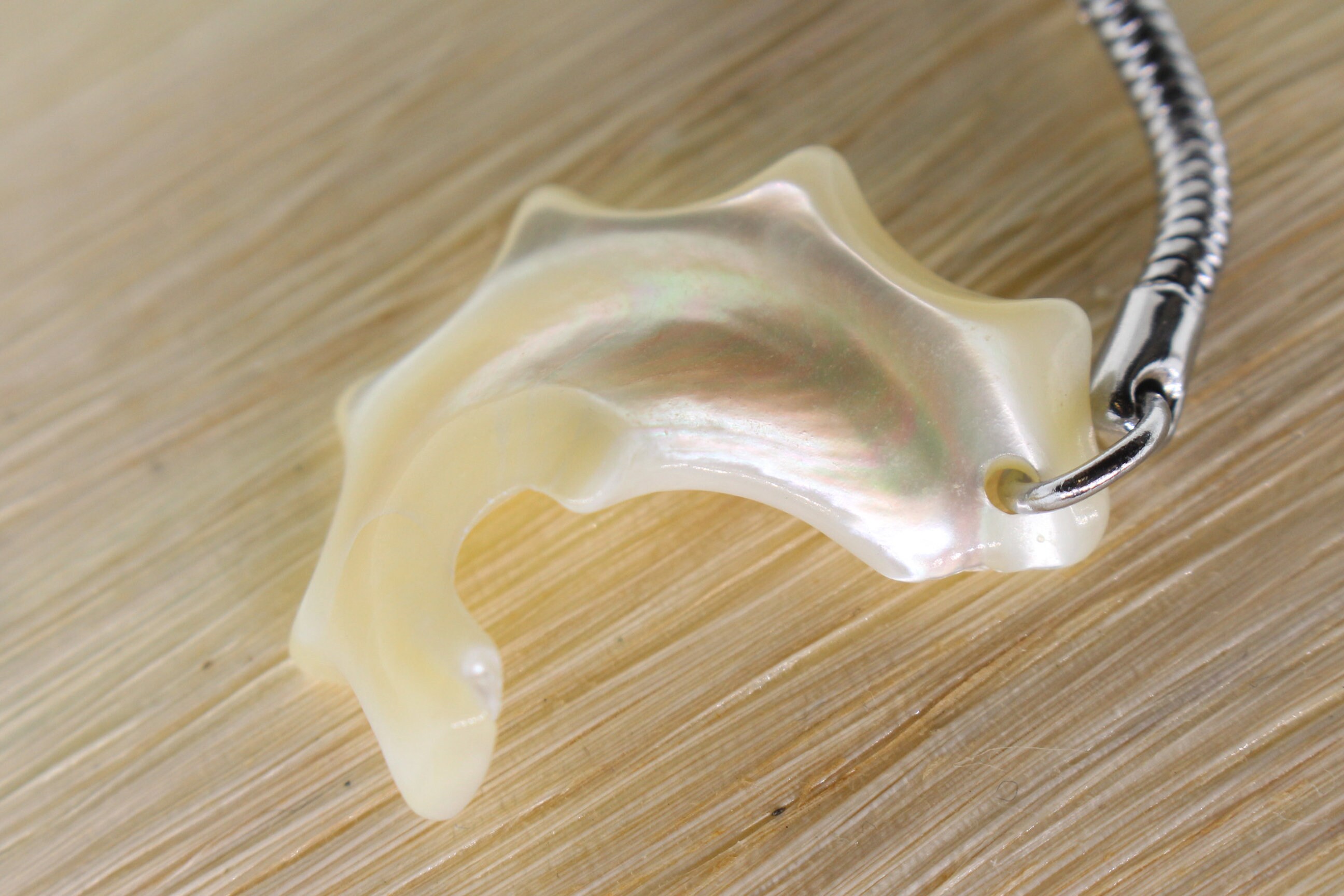 Genuine Mother of Pearl Shell Keychain - Etsy