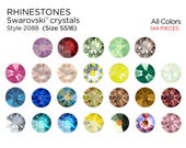 スワロフスキー ラインストーン 2088 SS16 全色 - お好きな色をお選び