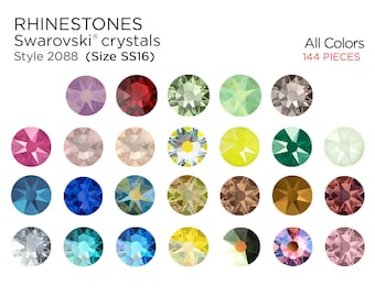 スワロフスキー ラインストーン 2088 SS16 全色 - お好きな色をお選び