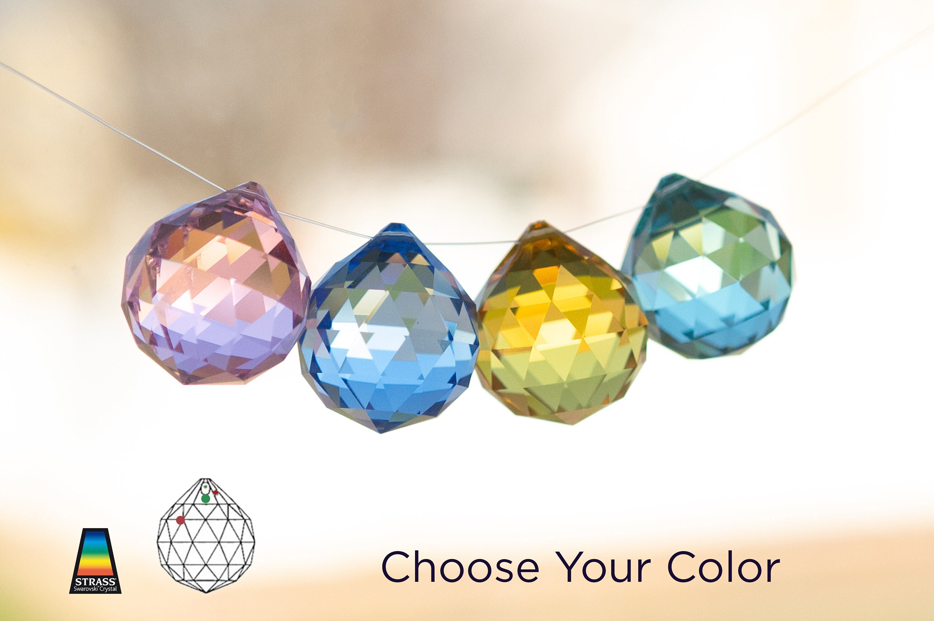 Swarovski パールクリスタルバレッタ Swarovski Pear Sew-On Stone #3230 Silver Night – Crystal Couture