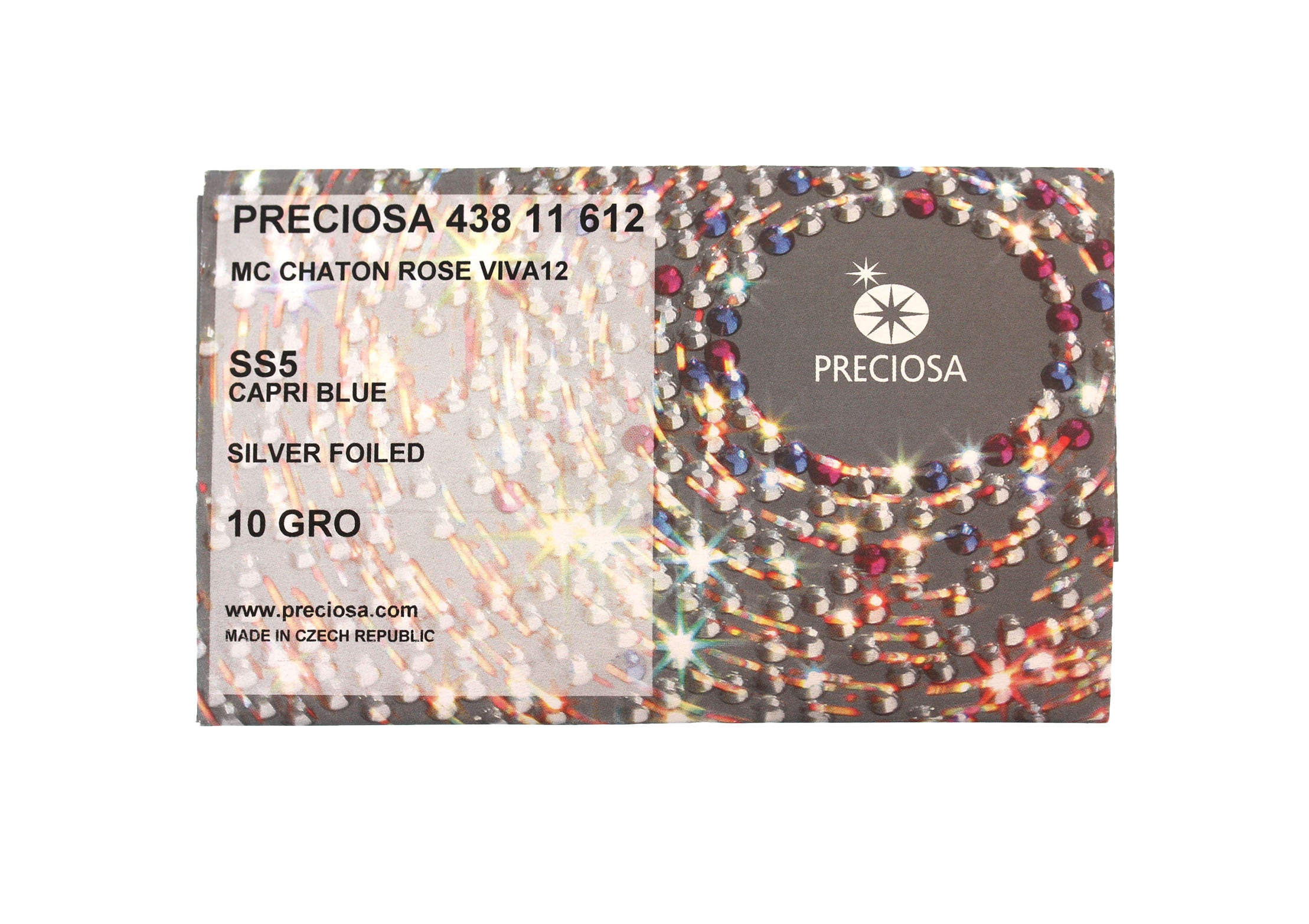 1,440 個のラインストーン PRECIOSA VIVA12 SS5 全色 - 色を選択