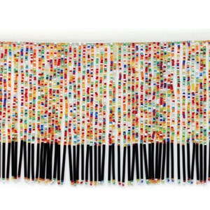 Beaded Multi-Colored Fringe (G) (1 Yard)