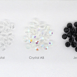 Preciosa Crystal 7MM Round Beads - YOU CHOOSE COLOR (24 Pieces)