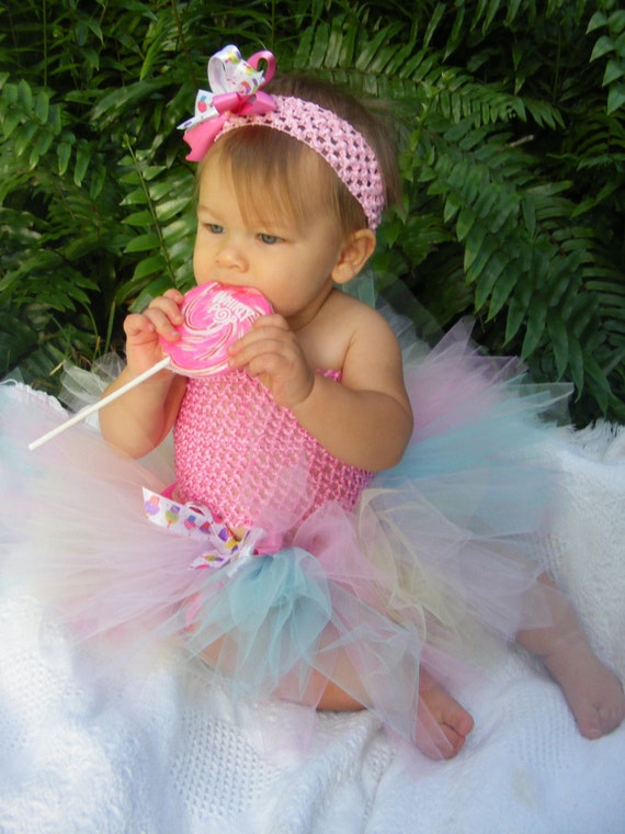Items similar to Cup Cake Pastel Infant Tutu. Perfect for Birthdays or