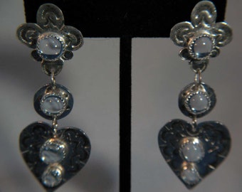 London Blue Topaz .999 Silver Earrings