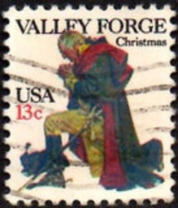 Collectibles 1977 13c Washington at Valley Christmas 1729 Single
