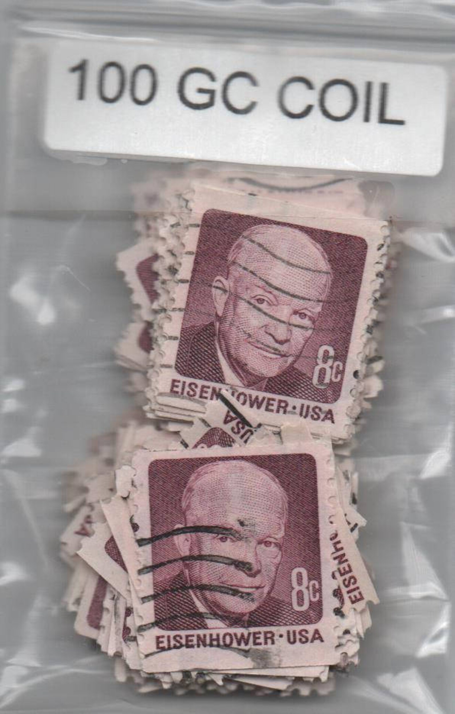 8 Cent Eisenhower Stamp Worth - wf7698y