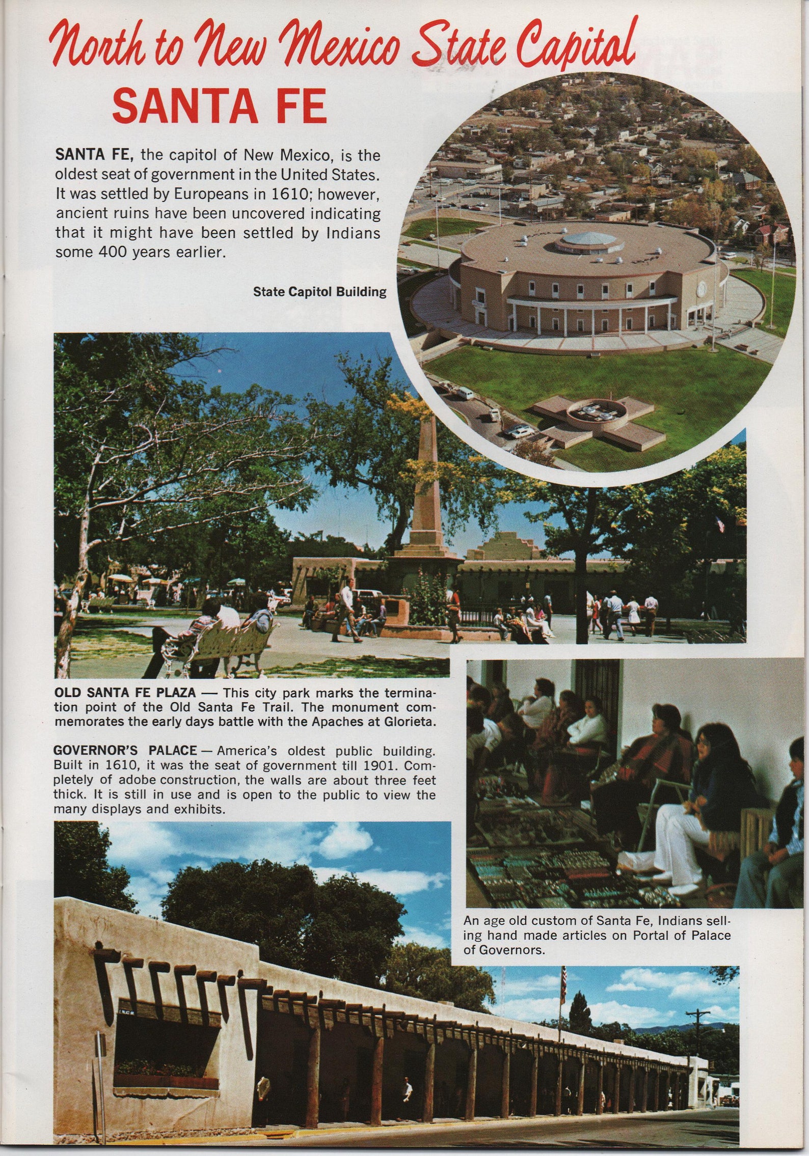 New Mexico Land of Enchantment Pictorial Guide and Detailed  Etsy
