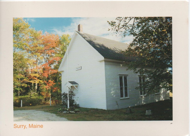 Surry Maine Unused Postcards C1970s Surry Inn at Etsy