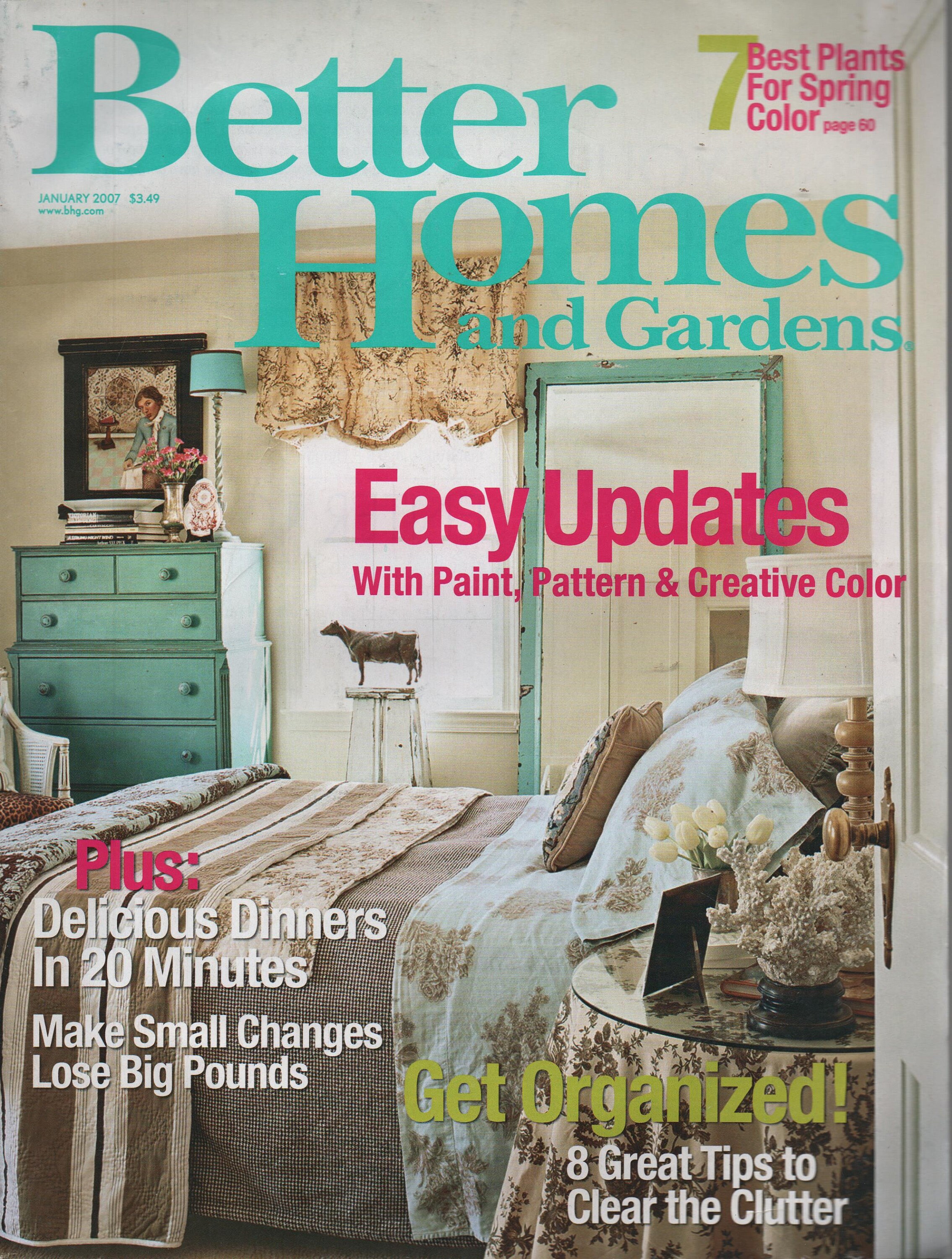 Better Homes and Gardens Magazine January March October - Etsy India