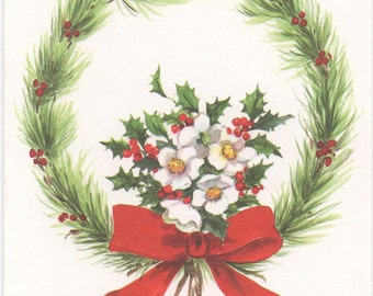 SANTA PAINTING TOYS Kristin Elliot Christmas Greeting Card w/ Envelope MG18 SANTA PAINTING TOYS Kristin Elliot Christmas Greeting Card w/ Envelope MG18