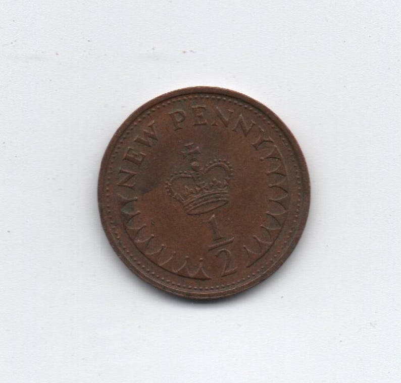 Great Britain 1971 New Penny 1 2 Cent Coin Good Shape Etsy great-britain-1971-new-penny-1-2-cent-coin-good-shape-etsy