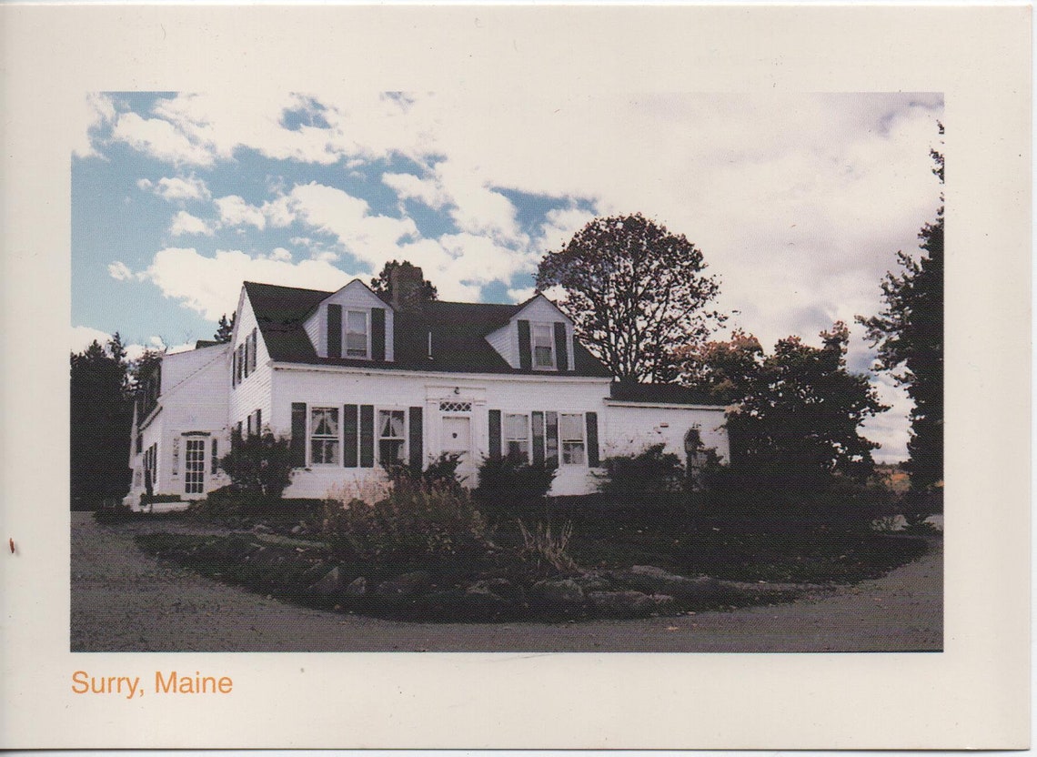 Surry Maine Unused Postcards C1970s Surry Inn at Etsy