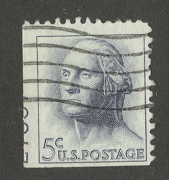 Washington timbre de 5 cents ÉtatsUnis 1963 Scott Etsy France