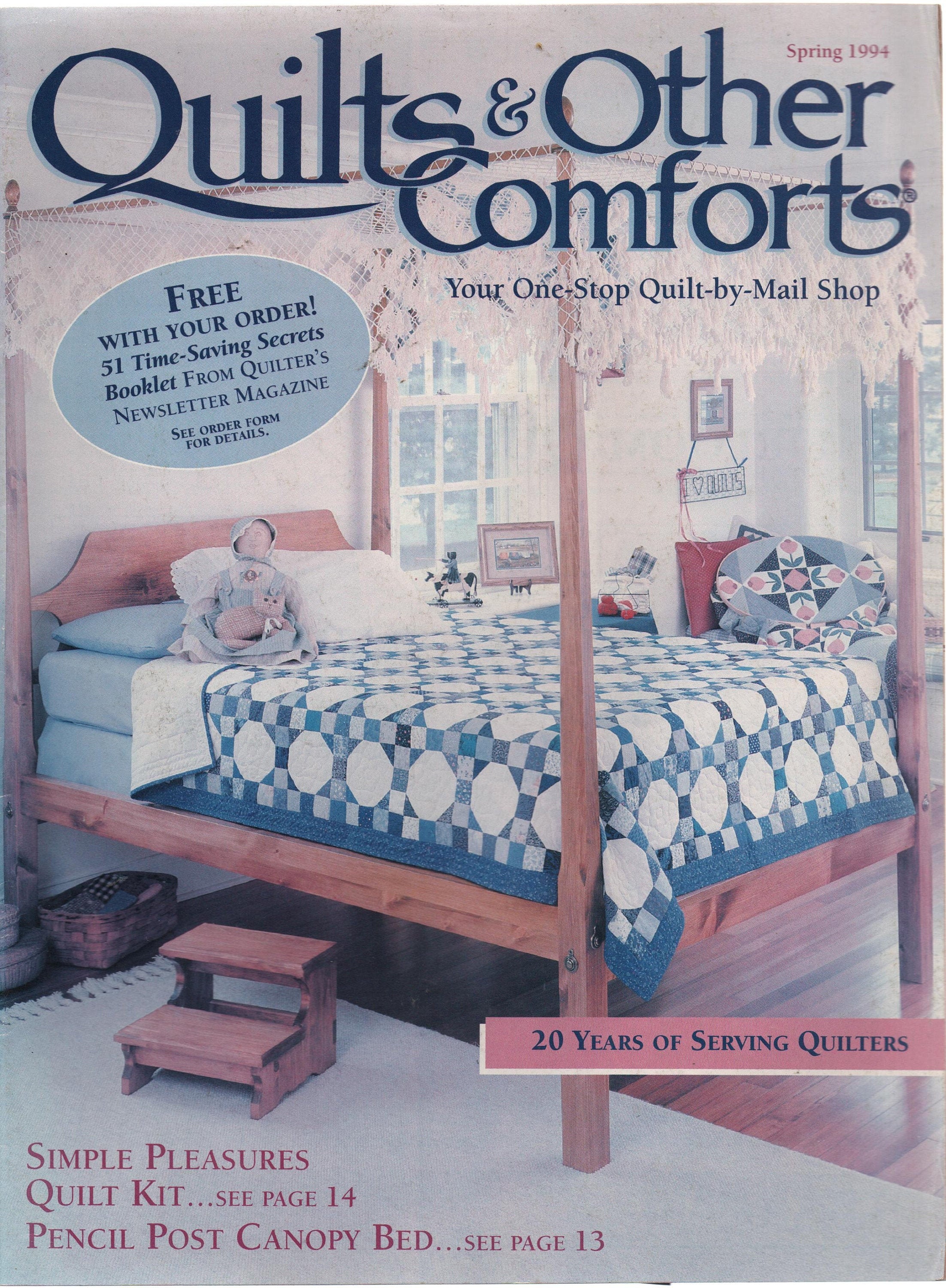Quilts & Other Comforts Spring 1994 Catalog good shape Etsy