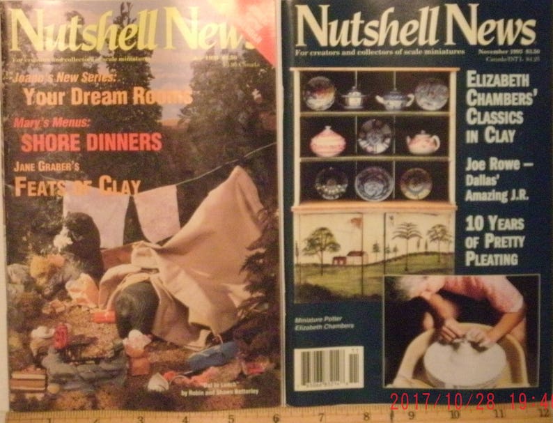 Nutshell News 1993 January July November December Good Etsy
