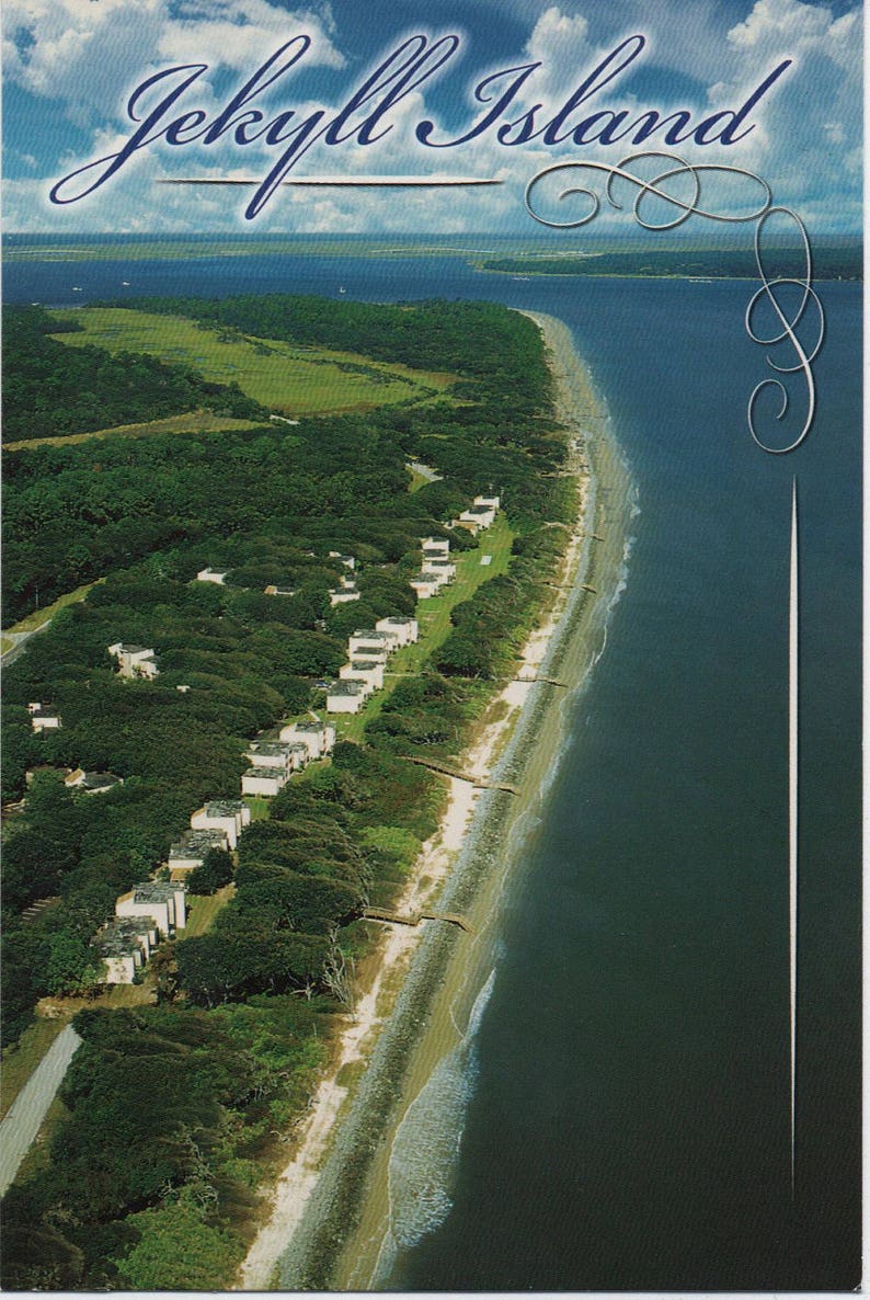 Jekyll Island 8 Unused Postcards Good Shape Jekyll Etsy