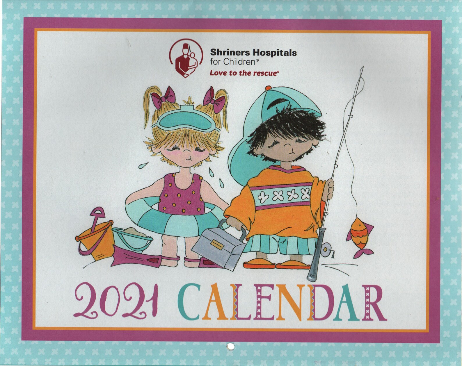 2021 Shriners Hospitals for Children Calendar never used Etsy