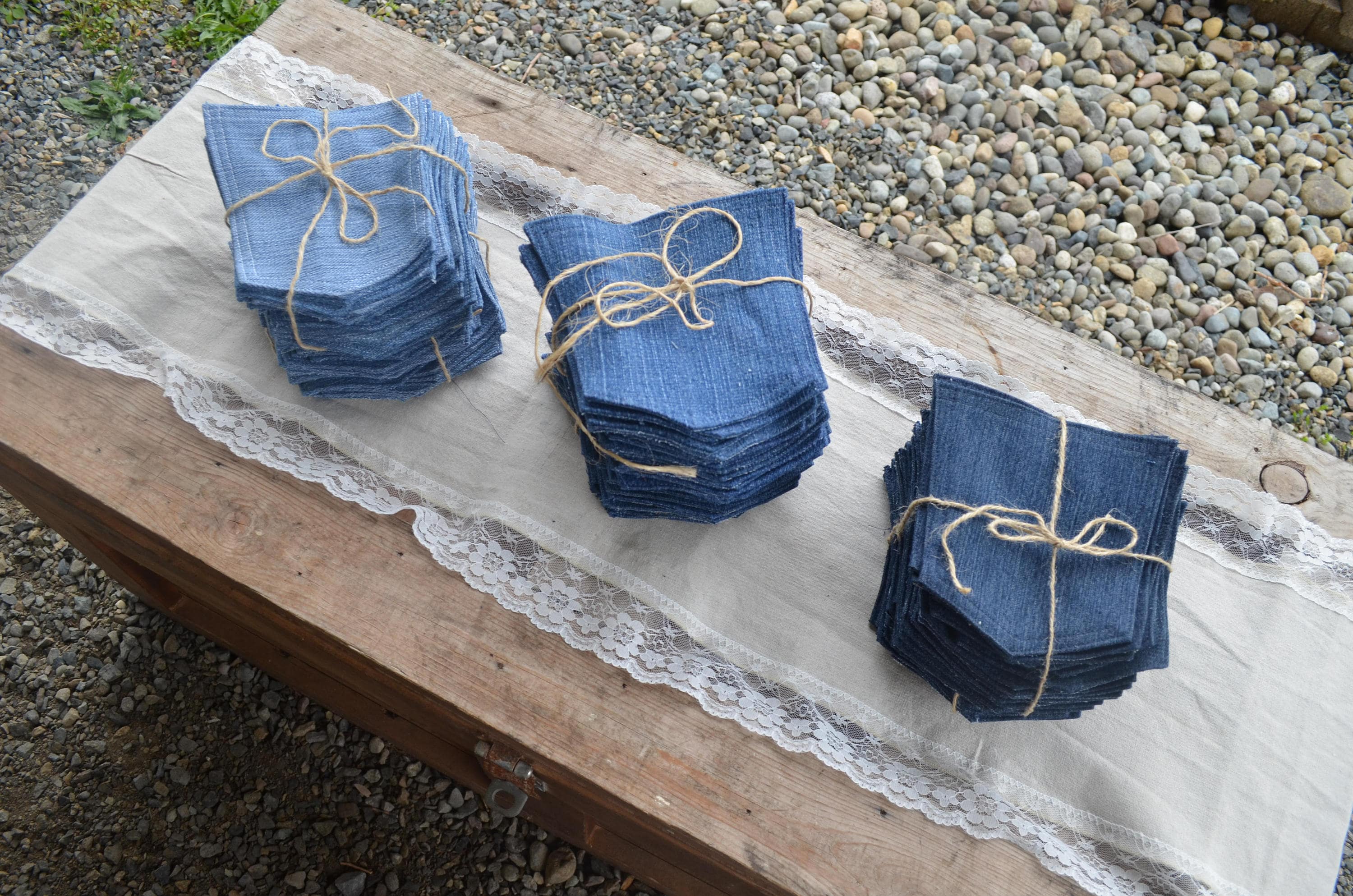 Matching Denim Silverware Pocket Jean Pocket Silverware Etsy
