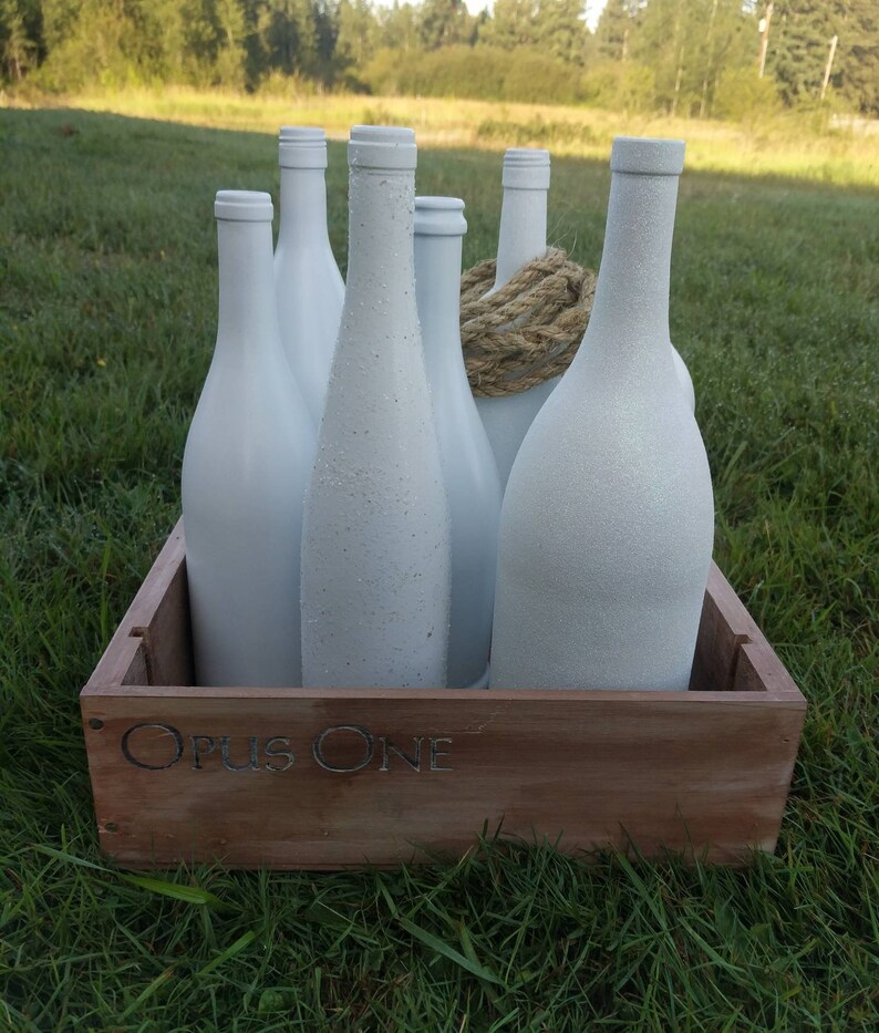 Wine Bottle Ring Toss Wine Crate Glam Ring Toss Glitter Etsy
