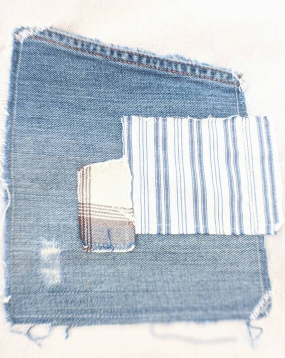 Denim Tote Bag Recycled Jean Bag Denim Bag Tote Bag Designer