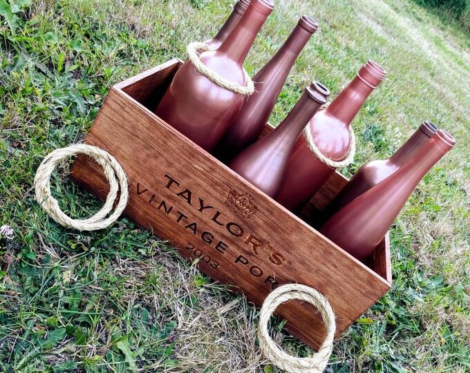 Wine Bottle Ring Toss, Rose Gold Glam Ring Toss, Glitter Wine Bottle Ring Toss, Ring Toss, Rose